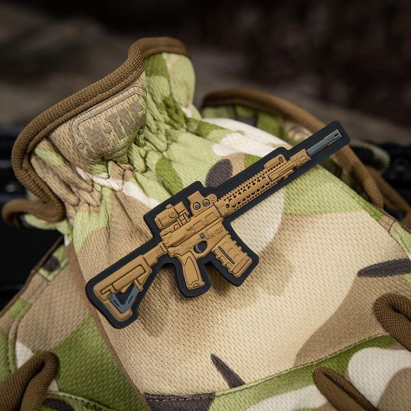 M-Tac нашивка AR-15 3D PVC Coyote 51112005 фото