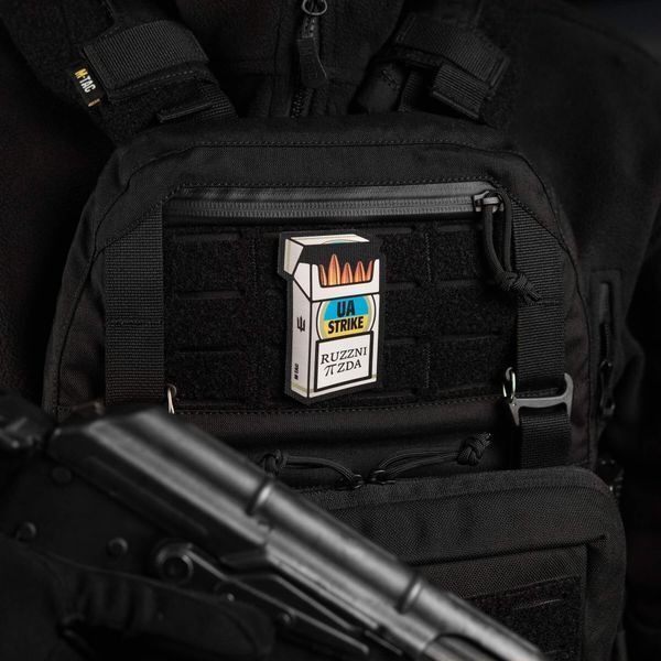 M-Tac нашивка UA STRIKE Black 51356002 фото