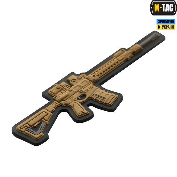 M-Tac нашивка AR-15 3D PVC Coyote 51112005 фото