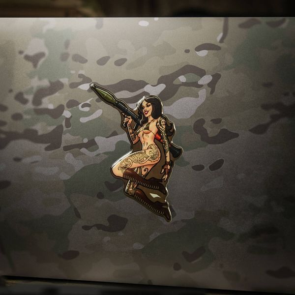 M-Tac наклейка об'ємна Tactical girl №9 РПГ Скандінавік 51500003 фото