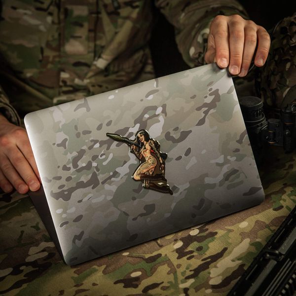 M-Tac наклейка об'ємна Tactical girl №9 РПГ Скандінавік 51500003 фото