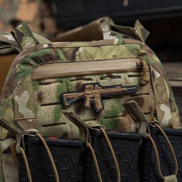 M-Tac нашивка AR-15 3D PVC Coyote 51112005 фото