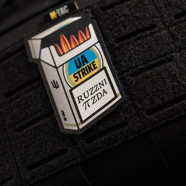 M-Tac нашивка UA STRIKE Black 51356002 фото