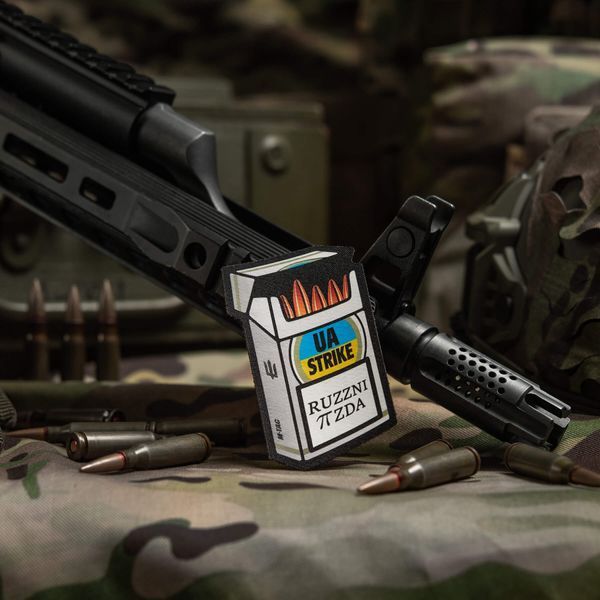 M-Tac нашивка UA STRIKE Black 51356002 фото