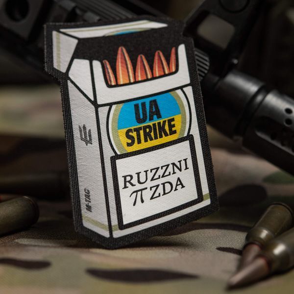 M-Tac нашивка UA STRIKE Black 51356002 фото