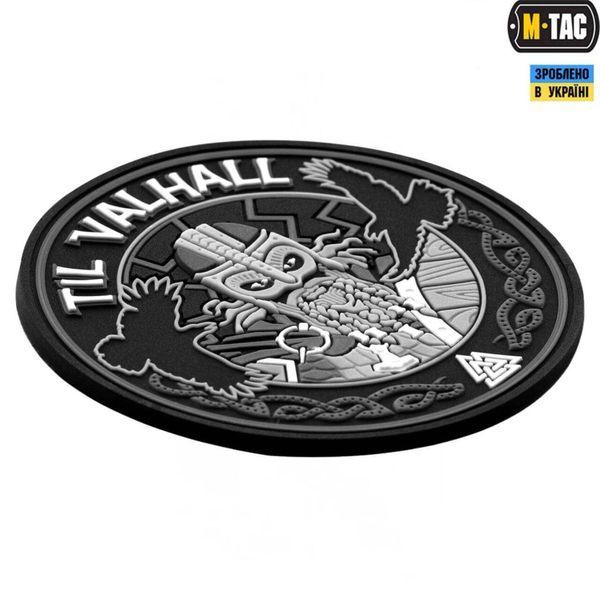 M-Tac нашивка Til Valhall PVC Grey/Black 51142112 фото