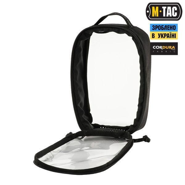 M-Tac органайзер утилітарний прозорий Elite Small (22х14 см) Black 10147002-S фото