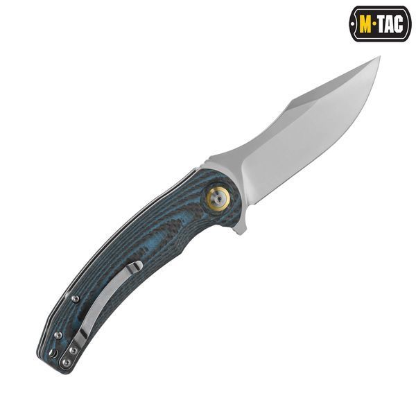 M-Tac ніж складний Type 15 Carbon/Blue 60103006 фото