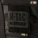 M-Tac панель для нашивок на MOLLE 80x85 Black 10123002 фото 4