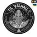 M-Tac нашивка Til Valhall PVC Grey/Black 51142112 фото 1