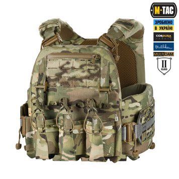 M-Tac плитоноска Cuirass Tiger FAST Elite 2 клас захисту (розмір плити L) Multicam 10474008_XS/S фото