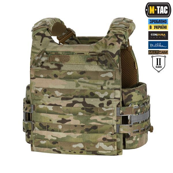 M-Tac плитоноска Cuirass Tiger FAST Elite 2 клас захисту (розмір плити L) Multicam 10474008_XS/S фото