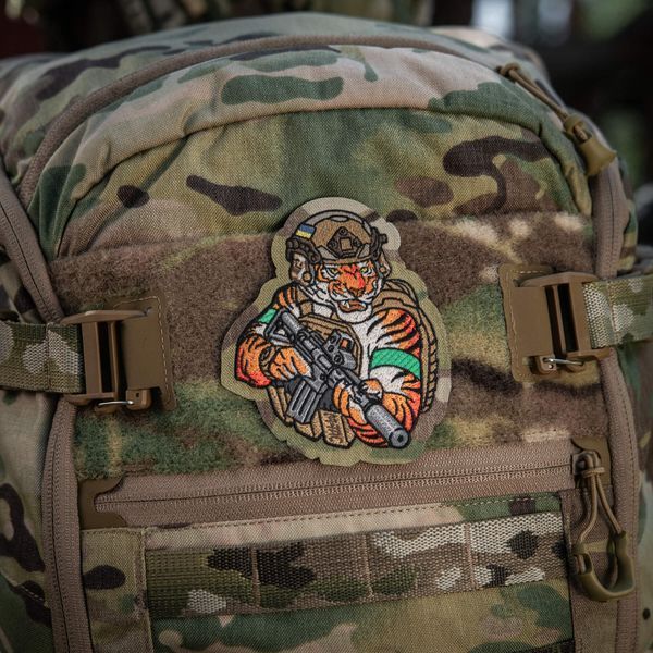 M-Tac нашивка Tiger (вишивка) Multicam/Coyote/Green 51450158 фото