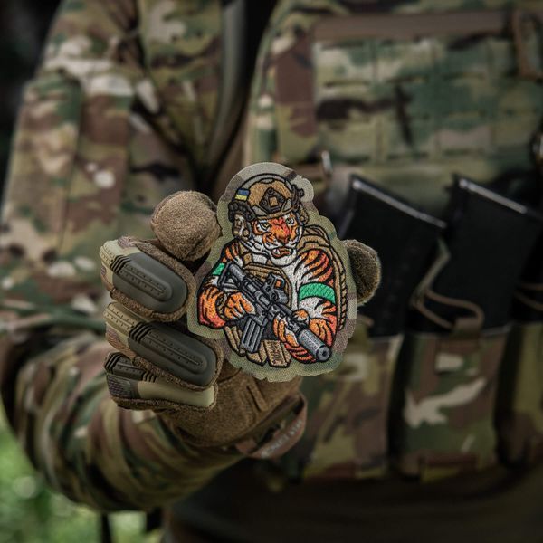 M-Tac нашивка Tiger (вишивка) Multicam/Coyote/Green 51450158 фото